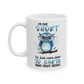 I'm Not Short Owl mug, vertically challenged owl, ceramic owl mug, 11oz, 15oz, funny owl gift, gift for her, Owl lover mug, nature lover mug