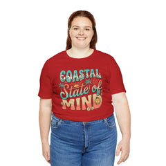 Coastal State of Mind Tee — Retro Beach Graphic T-Shirt