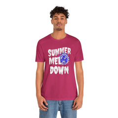 Summer Meltdown Graphic Tee — "Summer Melt Down" Sun Design