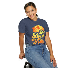 Del Boca Vista Graphic - Unisex Garment-Dyed T-shirt
