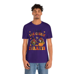 I Teach The Cutest Turkeys Teacher Appreciation T-Shirt