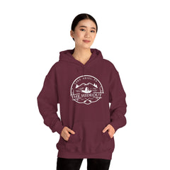 The Hideout Adventure Hoodie – Lake Ariel, PA Mountain Graphic Hooded Sweatshirt