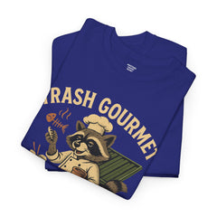 Trash Gourmet Unisex Heavy Cotton Tee, Funny Graphic T-Shirt, Quirky Casual Wear, Unique Gift for Food Lovers, Eco-Friendly Apparel