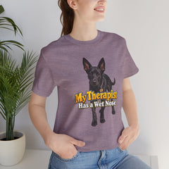 My Therapist Has A Wet Nose Personalized with your dog(s) image T-Shirt