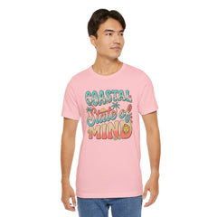 Coastal State of Mind Tee — Retro Beach Graphic T-Shirt