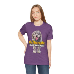 My Therapist Has A Wet Nose Personalized with your dog(s) image T-Shirt