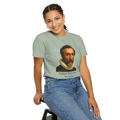 Kepler Coffee Quote T-Shirt — Astronomy Nerd Vintage Portrait Tee