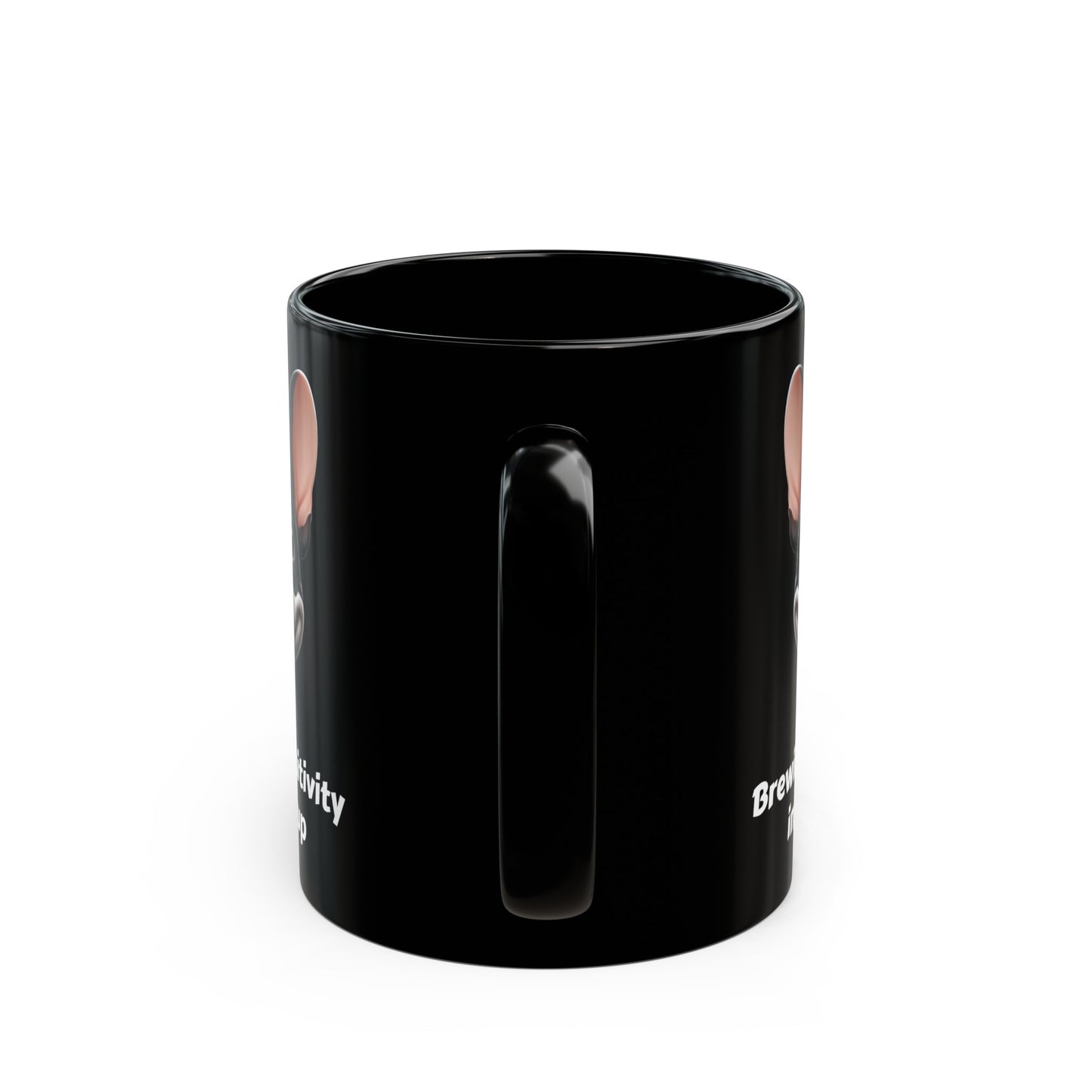 French Bulldog Black Mug (11oz, 15oz), Brewing Pawsitivity In Every Cup