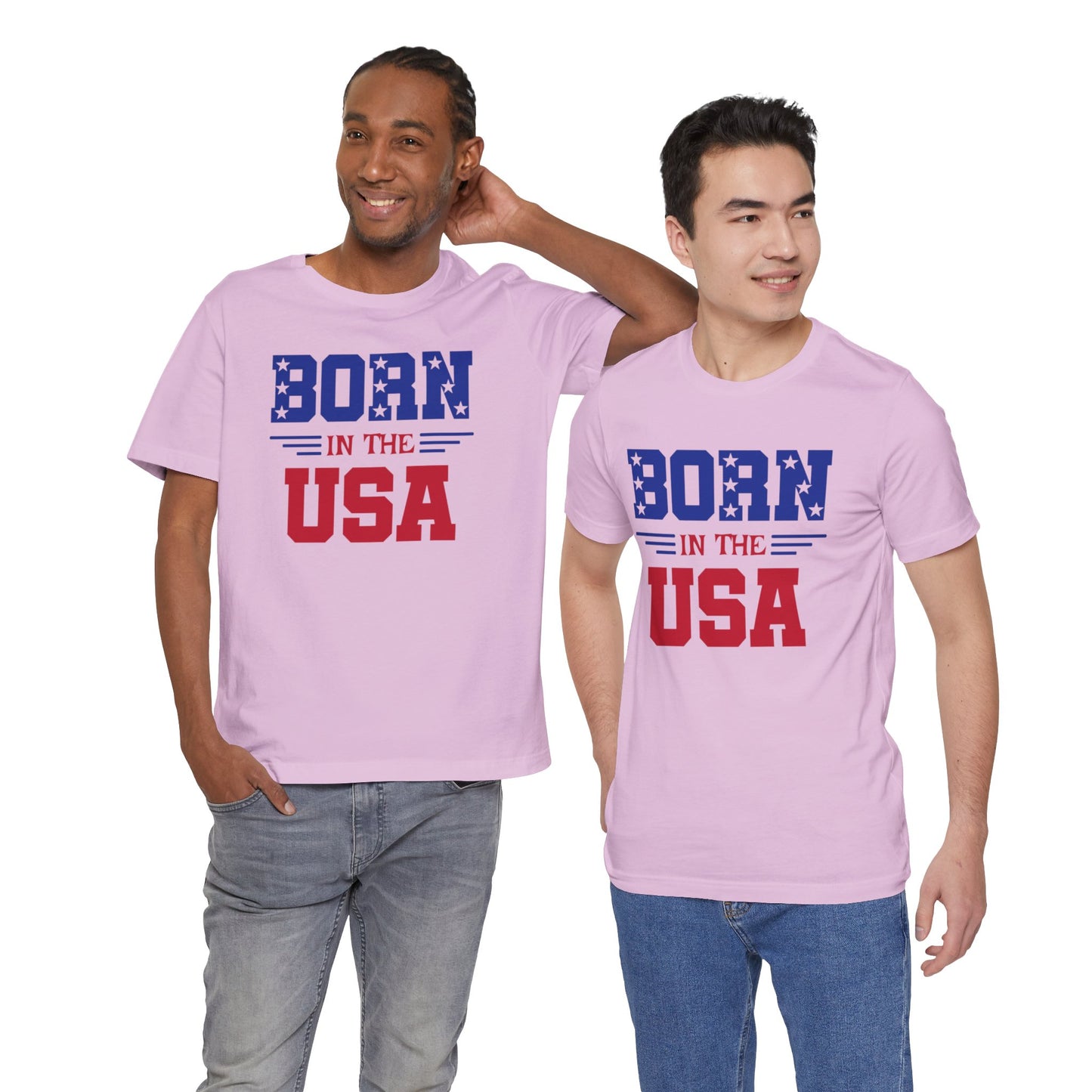 Born In The USA, Unisex Jersey Short Sleeve Tee