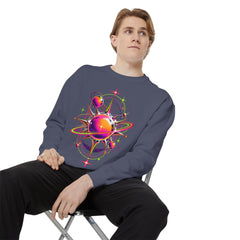 Cosmic Orbit Sweatshirt — Neon Planet Graphic Pullover