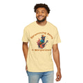 Parrot Strummin Away In Margaritaville - Unisex Garment-Dyed T-shirt