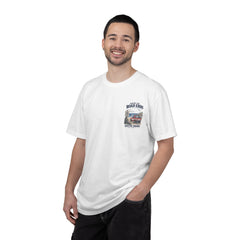 Where the Road Ends Long Island Unisex Garment-Dyed T-shirt