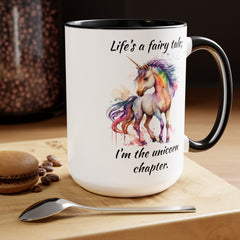 Unicorn coffee 15oz ceraminc mug,