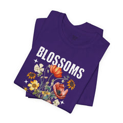 Floral Tee - Blossoms Blooming With Timeless Charm - Positive Vibes
