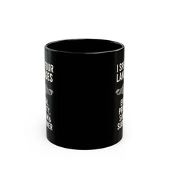 Funny Submarine Language Black Mug - Humor Gift for Coffee Lovers, Sarcasm, Birthday, Home Office, Travel, Language Enthusiasts