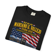 USS Mariano G. Vallejo SSBN-658 Submarine T-Shirt — Forty One For Freedom Patriotic Tee
