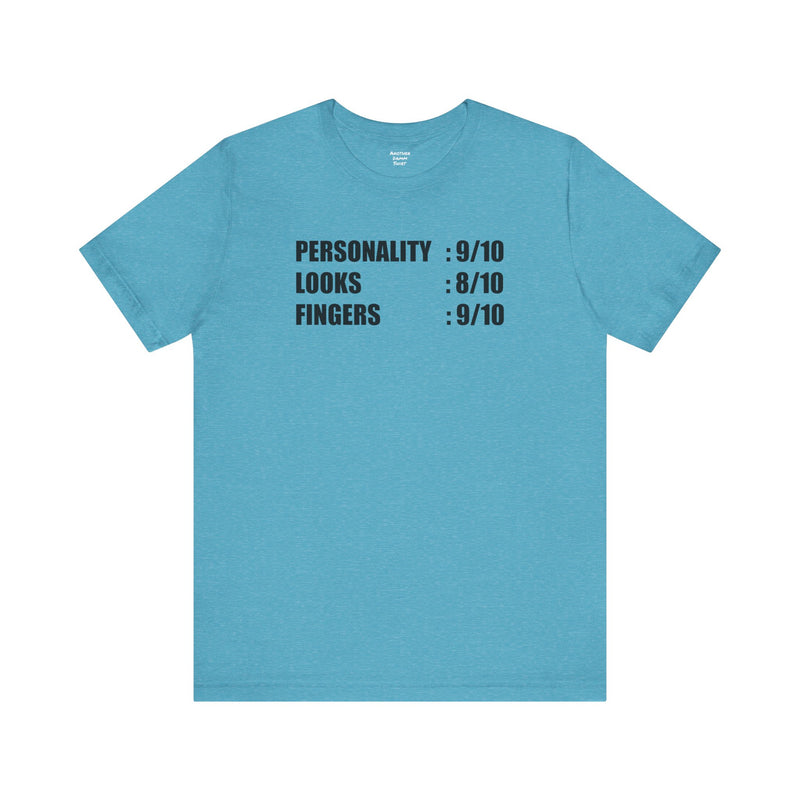 Personality Looks Fingers, Check! - Unisex Jersey Short Sleeve Tee | Amputee Aware,Amputee Humor,Finger Amputee,Gift For Him,Gift For Her