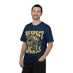 Respect the Locals T-Shirt — Sea Turtle Conservation Graphic Tee