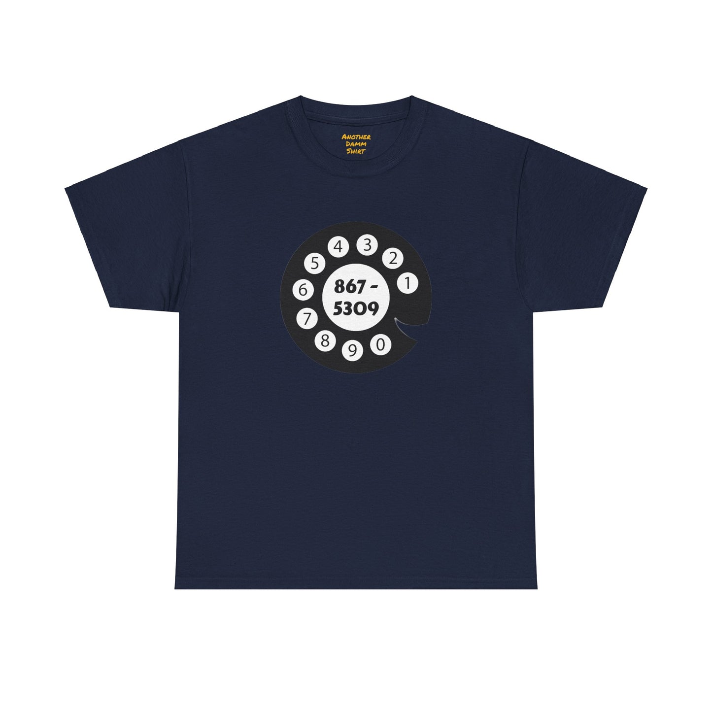 867-5309 Rotary Dial Tee: 80s Pop Music, Jenny's Number