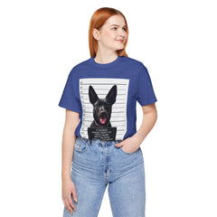 K9 Mugshot Personalized with your Dog T-Shirt