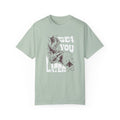 Manta Rays, Sea You Later -  Graphic Unisex Garment-Dyed T-shirt