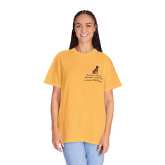 Lauren McGowan Front Logo Back Graphic Baldwin Harbor Animal Hospital "Who Let the Dogs Out?" Tee