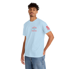 SUBMARINER RED Friday T Shirt with Fouled Anchor, American Flag, FBM / Boomer Silhouette. Remember Everyone Deployed, Dolphins