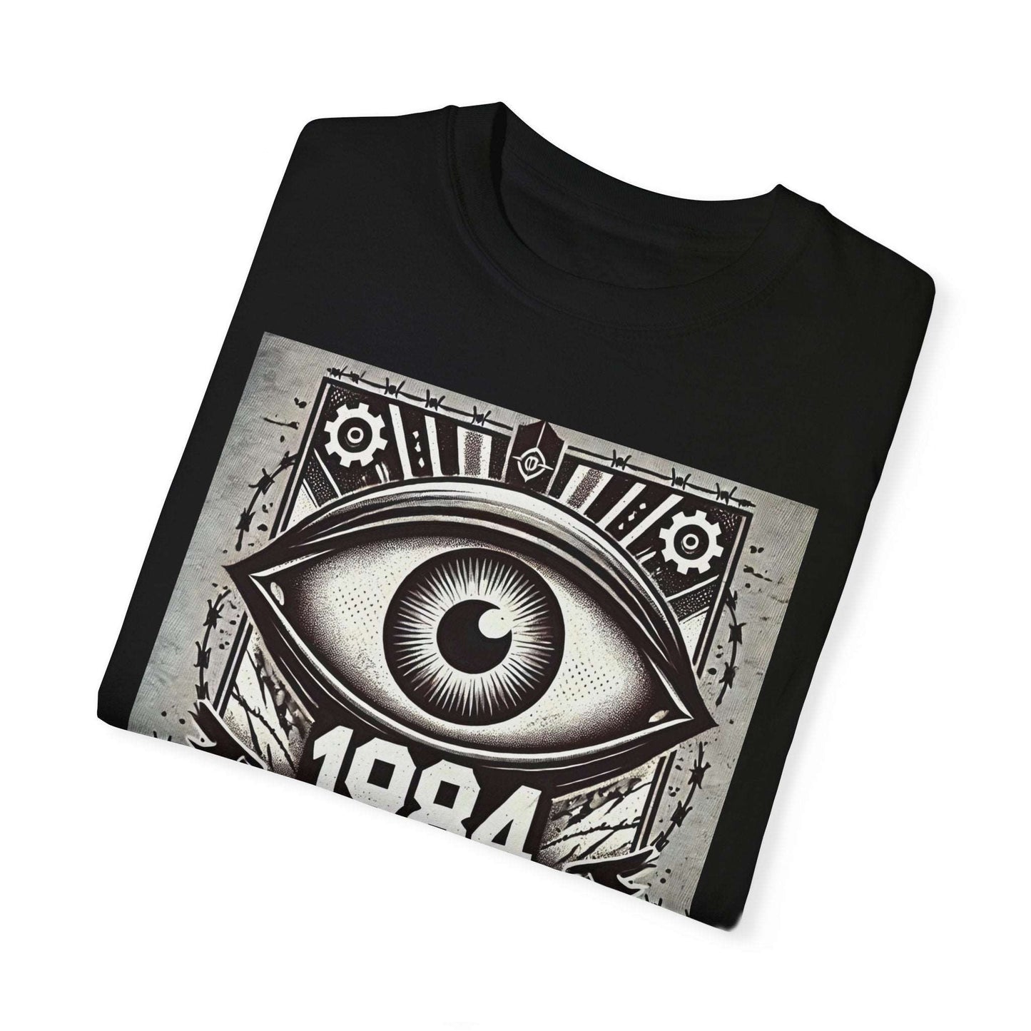 1984 Orwellian Graphic, Comfort Colors Soft Relaxed Fit Unisex Garment-Dyed T-shirt