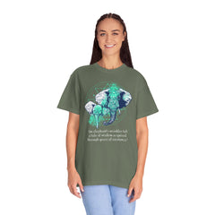 Elephants Graphic  Garment-Dyed T-shirt