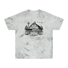 Welcome To Our Farm Graphic Unisex Color Blast T-Shirt