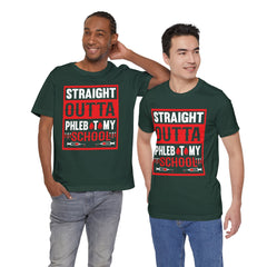 Straight Outta Phlebotomy School Graphic Tee