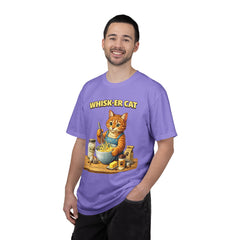 Whisker Cat Baking T-Shirt — Cute Cat Chef Graphic Tee