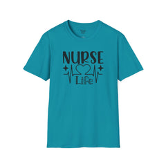 Nurse Life - Unisex Softstyle T-Shirt | Nurse Awareness,Medical Wear,Gift For Him,Scrubs Lover, RN, Hospital Staff Gift,Gift For Her