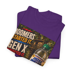 Boomers Started It. Gen X Perfected It. Vintage Hose Water Bottle Graphic Tee