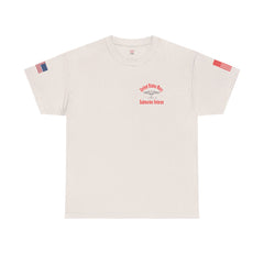 SUBMARINER RED Friday T Shirt with Fouled Anchor, American Flag, FBM / Boomer Silhouette. Remember Everyone Deployed, Dolphins