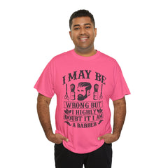 Humorous Barber Tee, Funny Barber Gifts, Unisex Cotton Shirt, Barber Appreciation, Father's Day Gift Tee, Hair Stylist T-Shirt
