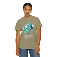 Elephants Graphic  Garment-Dyed T-shirt