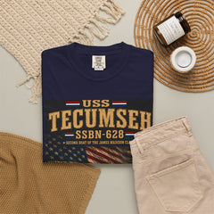 USS Tecumseh SSBN-628 Submarine T-Shirt — Forty One for Freedom Patriotic Navy Tee