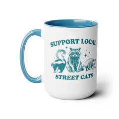 Funny Critters Quote, Two-Tone Coffee Mugs, 15oz, Animal Lovers Gift, gift for her, gift for him, office mug gift, Birthday Gift,