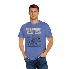 Vintage Style Cowboy Graphic Shirt - Stylish T Shirt