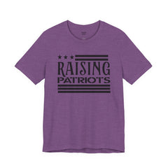 Raising Patriots Tee – Americana Stars & Stripes Family Pride T-Shirt