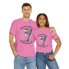 Amputee Coffee Humor - Unisex Heavy Cotton Tee