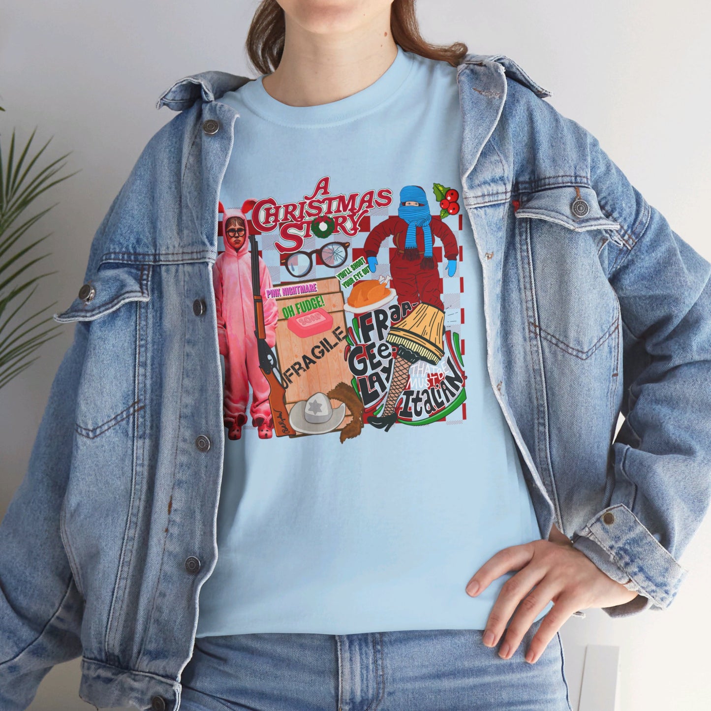 A Christmas Story Montage - Unisex Heavy Cotton Tee