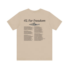 41 For Freedom FBM Fleet Ballistic Missile Submarine Unisex Jersey Short Sleeve Tee