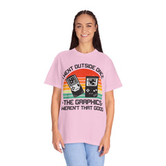 Retro Gamer Unisex T-Shirt - "I Went Outside Once"