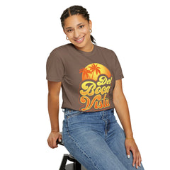 Del Boca Vista Graphic - Unisex Garment-Dyed T-shirt