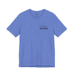 Dog Dad T-Shirt — Personalized Your Dog Image  Tee (Custom Name)