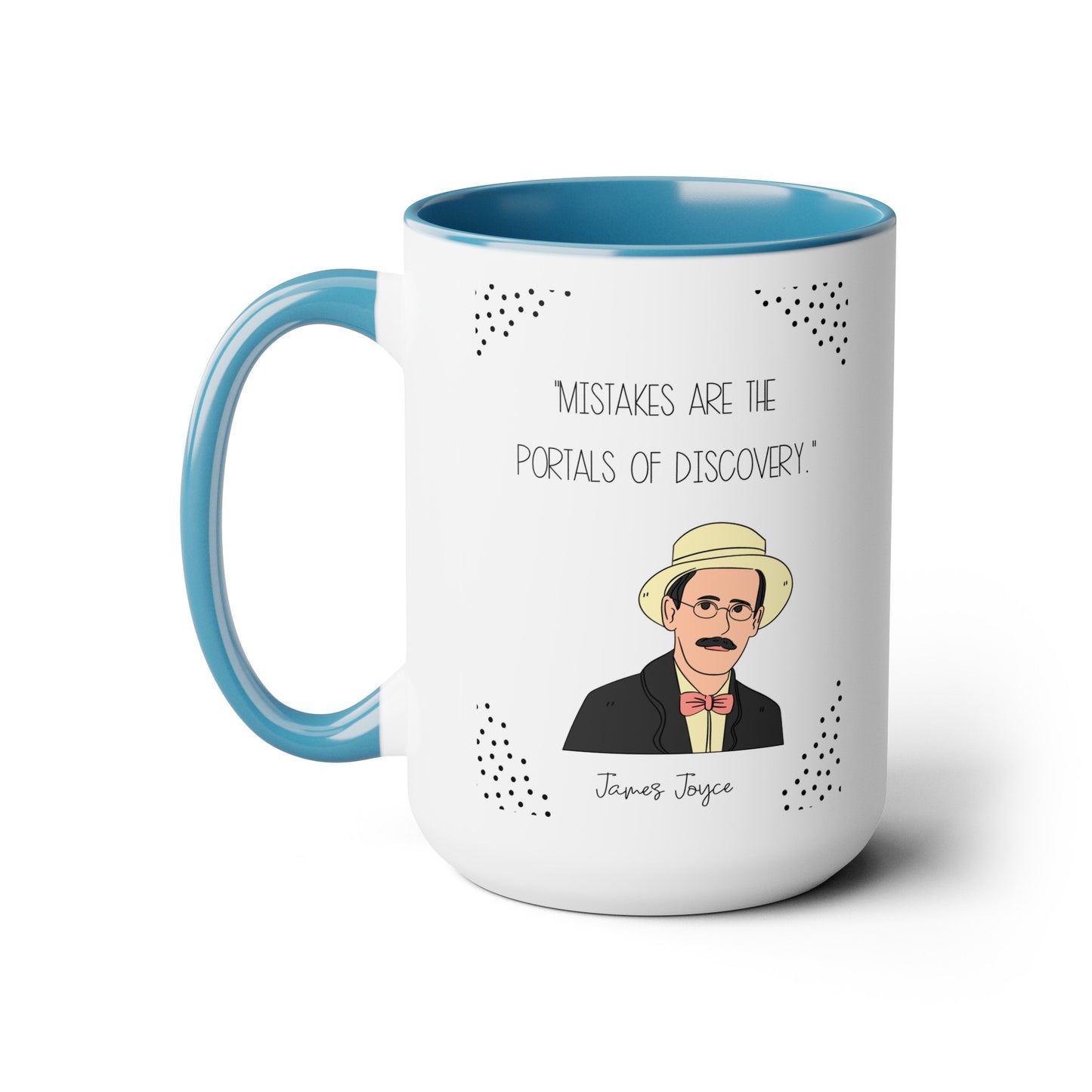 James Joyce Quote Mug,Famous Author Mug,inspirational mug,gift for him,gift for her,history buff gift,teacher gift idea,famous quote mug