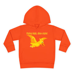 Flying high, dino-style! - Toddler Pullover Fleece Hoodie