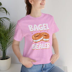 Funny Bagel Dealer Tee - Graphic Shirt